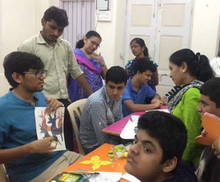 Gond workshop for children with autism - For special needs