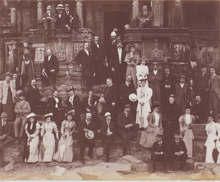 Group of Guests - Architecture, British India, Durbars & Colonials, Madhya Pradesh, Photographer, Portrait, South Asian, Vintage