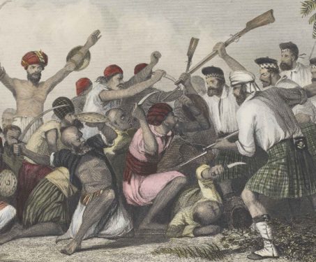 India before Independence: Smaller struggles for freedom - 1857 Uprising, Delhi, Engravings, Kanpur, Lucknow, Meerut
