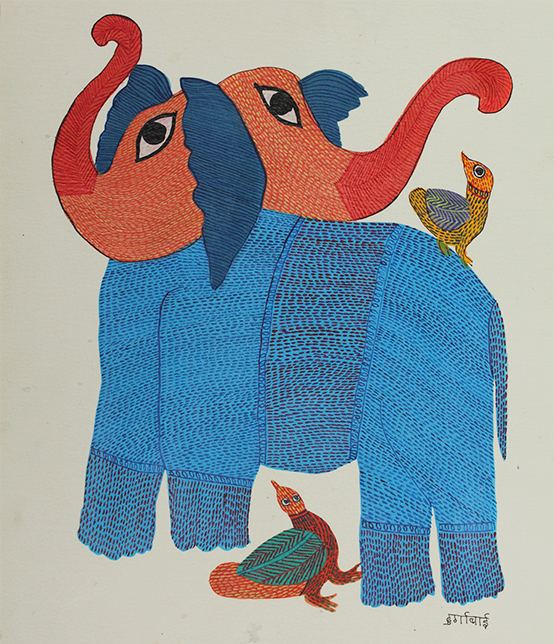 Jungle Book - Durgabai Vyam, Gond, Madhya Pradesh, Tribal Art