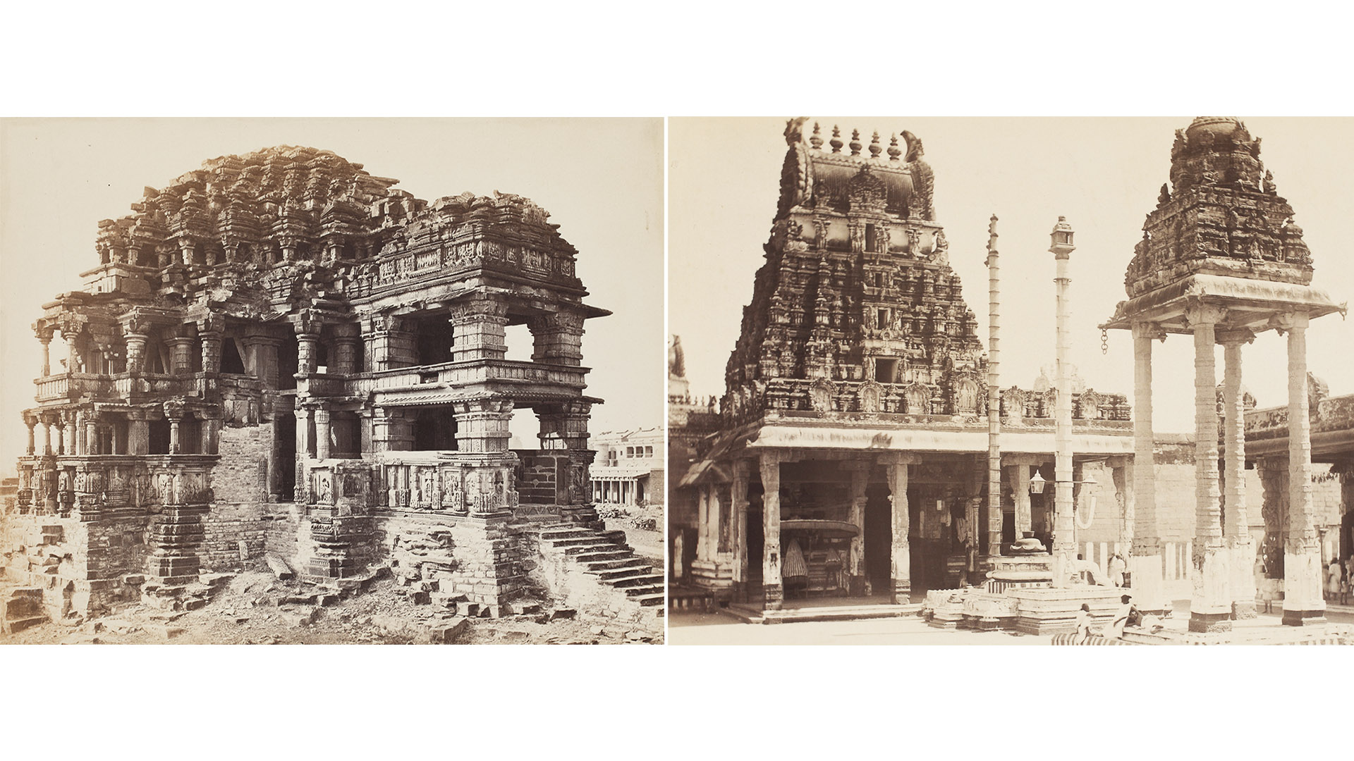 One of sixteen paintings of South Indian temples. | Unknown | V&A Explore  The Collections