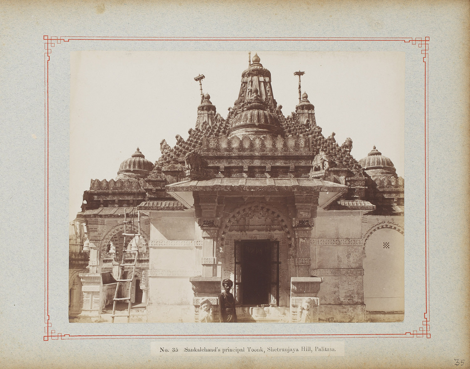 Mahavir in marble - Stunning 19th-Century Photographs of the Jain Temples of Palitana - Festivals of India, Jain temple, Jainism, Mahavir Jayanti