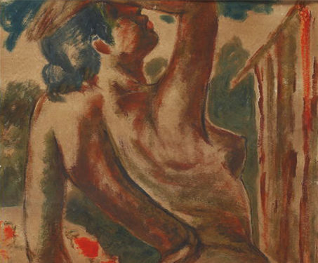 Untitled - Bombay Progressives, KH Ara, Modern Art, Nudes, Watercolour