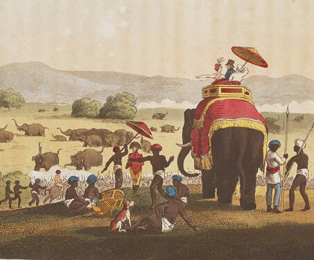 Oriental Field Sports, Volume I - 17th century, British Raj, Colonial India, East India Company, Edward Orme, Hunting, Rarebook, Sports, wildlife