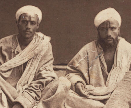 Kashmiri Brahmins, Kashmir - 19th Century Photography, Colonial India, Francis Frith, Kashmir