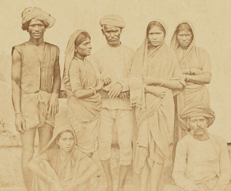 Mahars - 19th Century Photography, Bombay, Colonial India, Ethnographic Photography, Mumbai, William Johnson