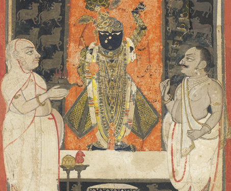 Museum objects - Arts of India, Gods and Goddesses, Krishna, Miniature Art, Rajasthan, Shrinathji, Udaipur