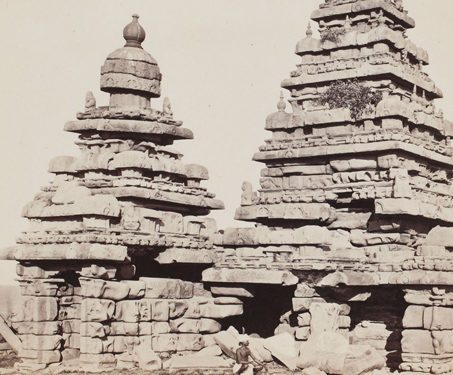 Temple on the Seashore, Mahavellipore (Shore Temple, Mamallapuram) - Pallavas