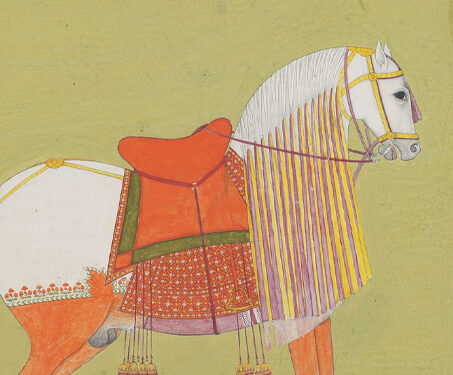 Portrait of Horse Dilsringar, the ride of Maharaja Sawai Pratap Singh - Horses
