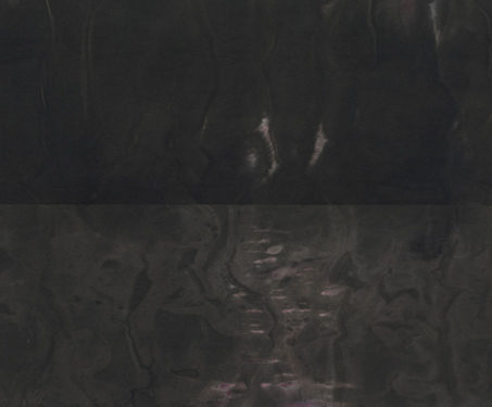Untitled (Horizon Scroll) - abstract art, Aditi Singh, Contemporary Art, Ink on Paper, Turkey, Women Artists