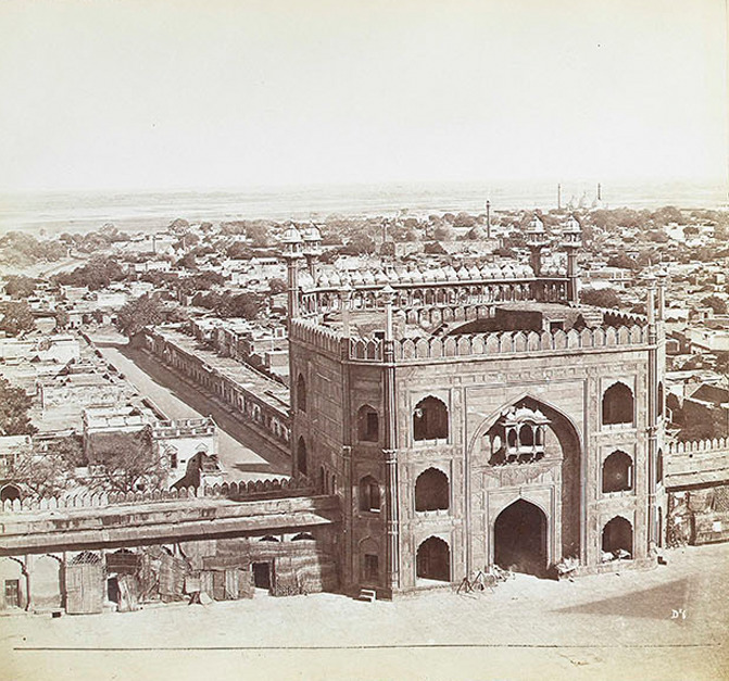Stretch of imagination: The rise of panoramic photography in India - 19th Century Photography, City of Delhi, Delhi, early 20th century photography, featured, Felice Beato, Jama Masjid, Lucknow, Panorama, photography