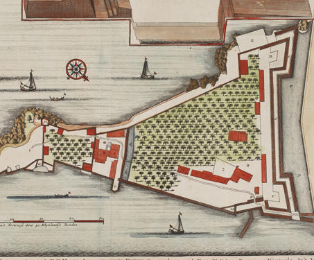 Cananoor (Plan of the Cannanore, Kannur Fort) - Dutch East India Company