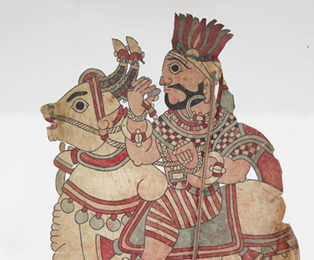 Museum objects - Andhra Pradesh, Arts of India, Hindu epic, Karnataka, Performing Art, Puppetry, Ramayana, Shadow Puppets, Togalu Gombeyatta