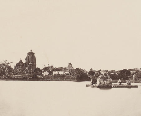 Vindusagar tank, Bhubaneshwar - 19th Century Photography