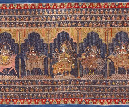 Posts - Gujarat, Lion's Share of History, Mata ni Pachedi, Textile art, textile painting, Textiles