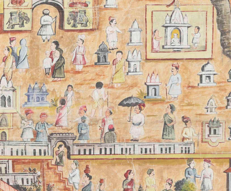 Maps of devotion - The Jain art of Shatrunjaya pata - Textile art
