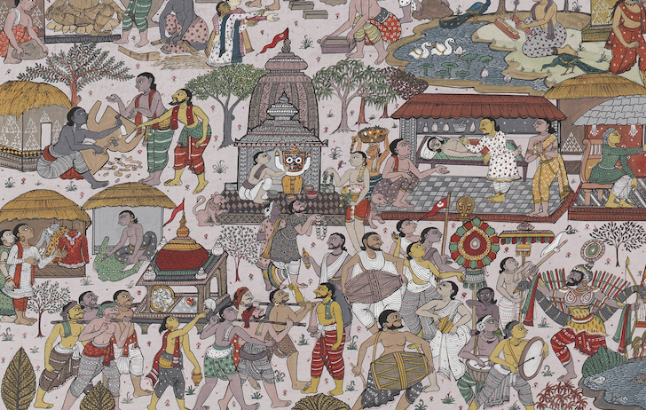 Object of the week: Jagannath’s Puri temple inspired this art form - Arts of India, featured, Lord Jagannath, Object of the week, Odisha, Odisha Pattachitra, Open Roads, Pattachitra, pilgrim art, Puri, Rath Yatra, souvenir, Temple Architecture, Temples, Travel