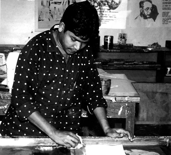 Man & material: The lasting genius of Jangarh Singh Shyam - Bhopal, disruptive technology, disruptors, featured, Game Changers, Gond, Gond Art, Ink on Paper, Jangarh Singh Shyam, Madhya Pradesh