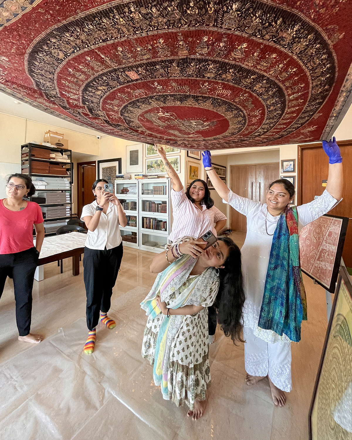 Traditional Indian art: Show and tell session - Bengal Pattachitra, Madhubani, Mata ni Pachedi, Mithila, tholu bommalaata