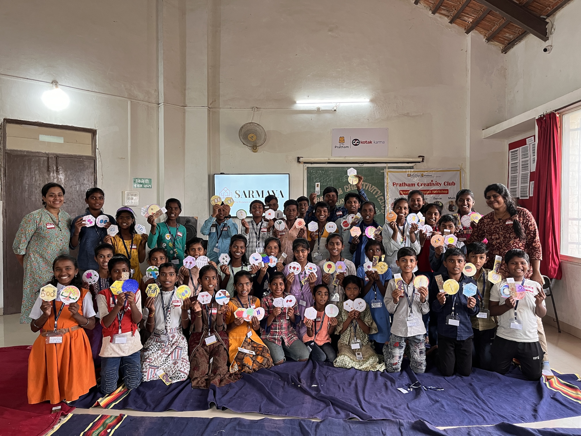 SARMAYA X PRADIGI CREATIVITY CLUB - MADHYA PRADESH & MAHARASHTRA - Art workshop, Kids workshop, Numismatics, Pattachitra